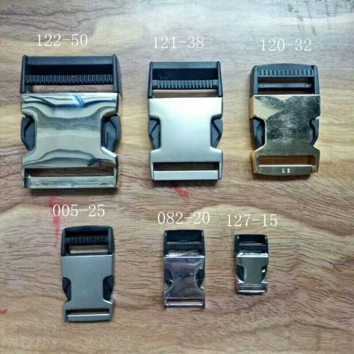 （工厂旗舰店）供应多种规格书包箱包用电镀半金属插扣 量多包邮