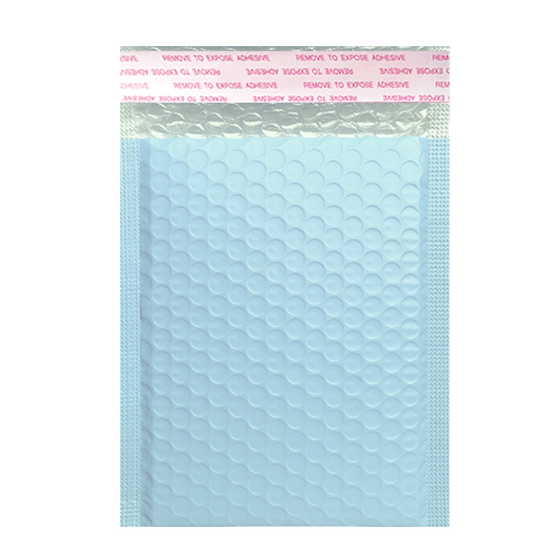 Colored co-extruded film bubble bags, self-adhesive blue, green and purple envelope bags, bare powder black clothing packaging foam express bags pic 11