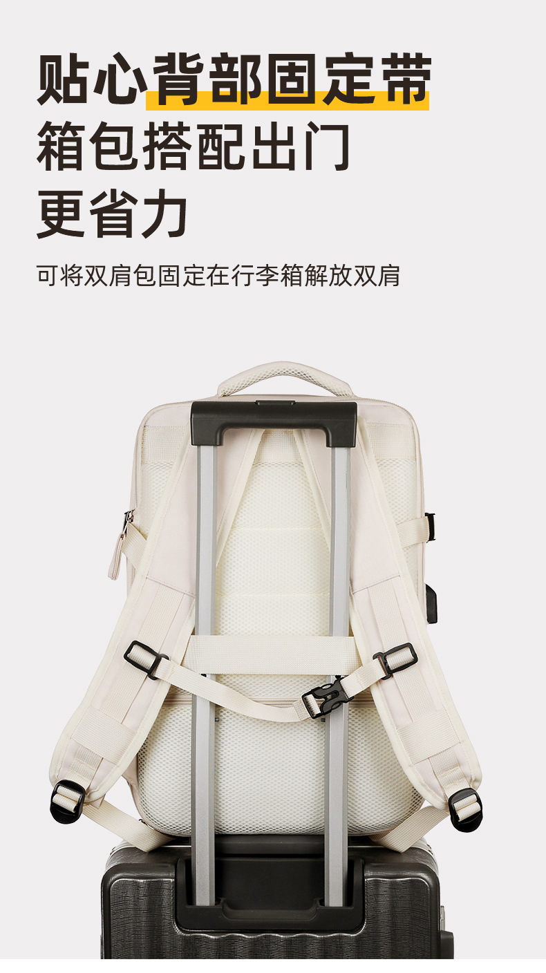 大容量休闲双肩包出差旅行背包干湿分离独立电脑背包详情47