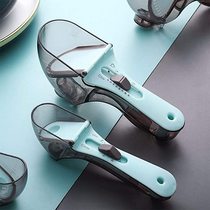 Adjustable measuring spoon Plastic engraved measuring spoon