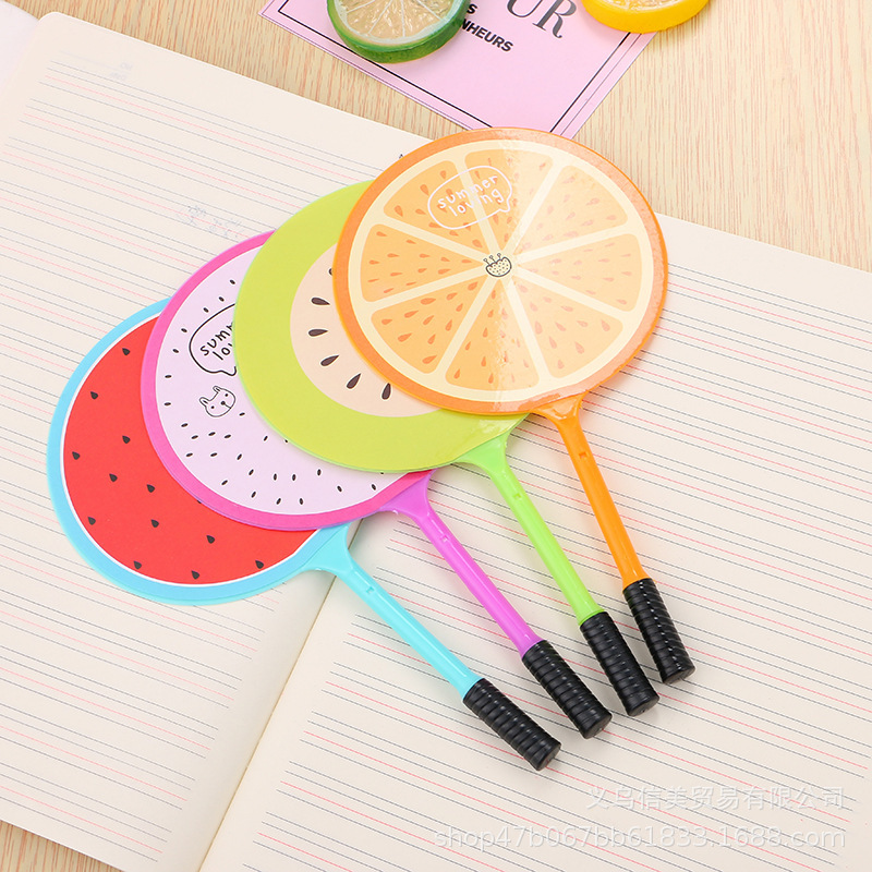 C Creative Cartoon fan Pen, cute learning stationery, fan Ballpoint pen, student prizes, gifts wholesale advertisement LOG Specification image