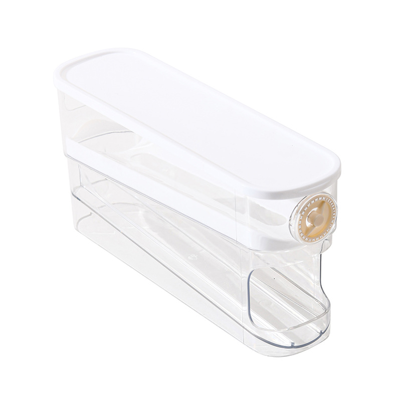 Home sliding type refrigerator storage box, egg rack, rolling tray, egg storage wonder, egg-specific storage box Item Picture