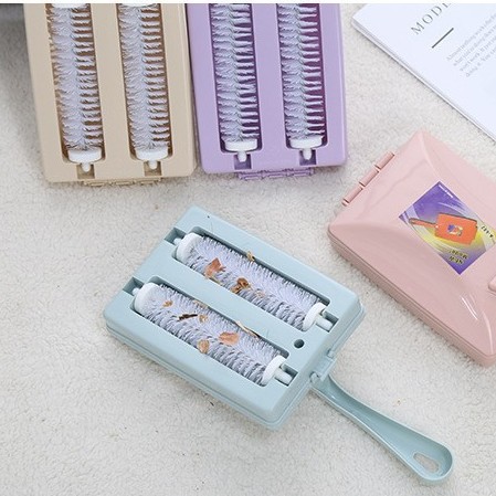 Wholesale of anti-static home sofa and clothing depilation and cleaning brushes, double-roller dust removal brushes, vacuum brushes and carpet brushes details Picture