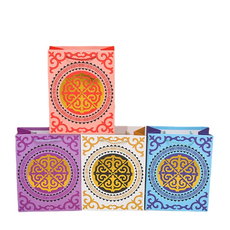 Wealth Totem Gift Bag Tote Bag Paper Bag Clothing Shopping Bag Birthday Gift Bag With Hand Gift Bag South America Item Picture