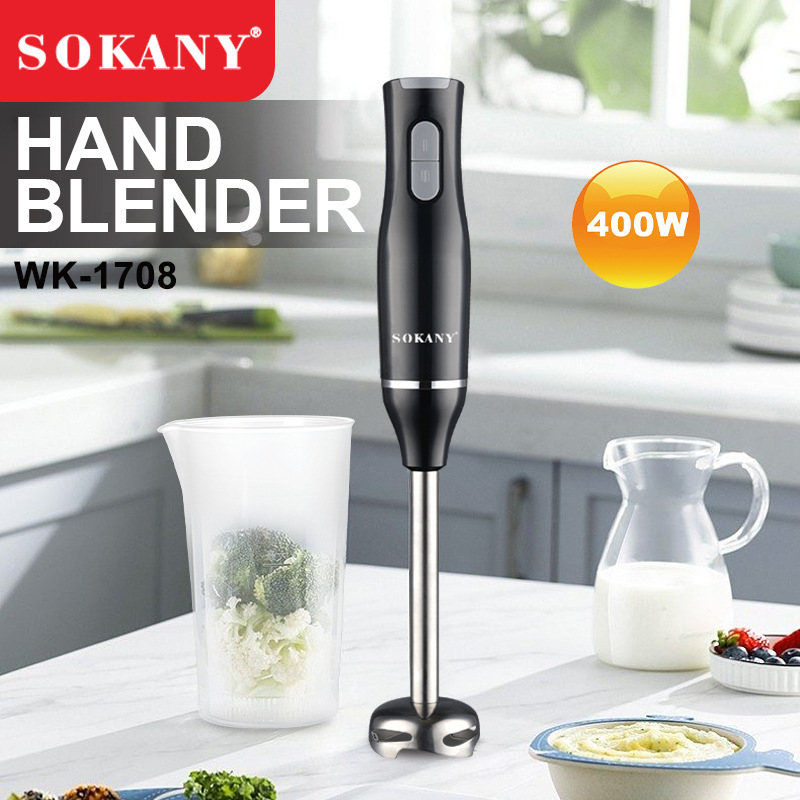 Sokany1708 Baby Food Maker Hand-Held Electric Multi-Functional Blender