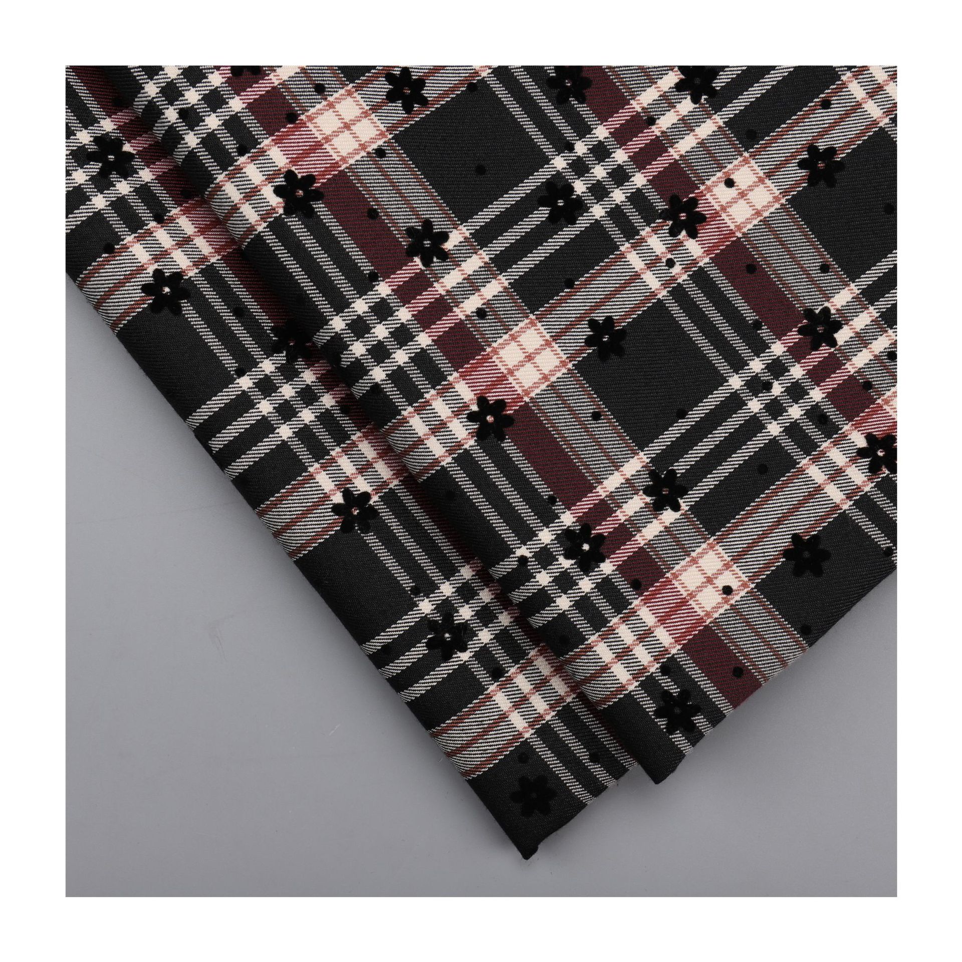 Spades Tr Yarn-Dyed Twill Plaid Jk Check Skirt Bag Shoes Hat Hair Accessories Bow Tie Small Wave Dot Flocking Fabric Item Picture