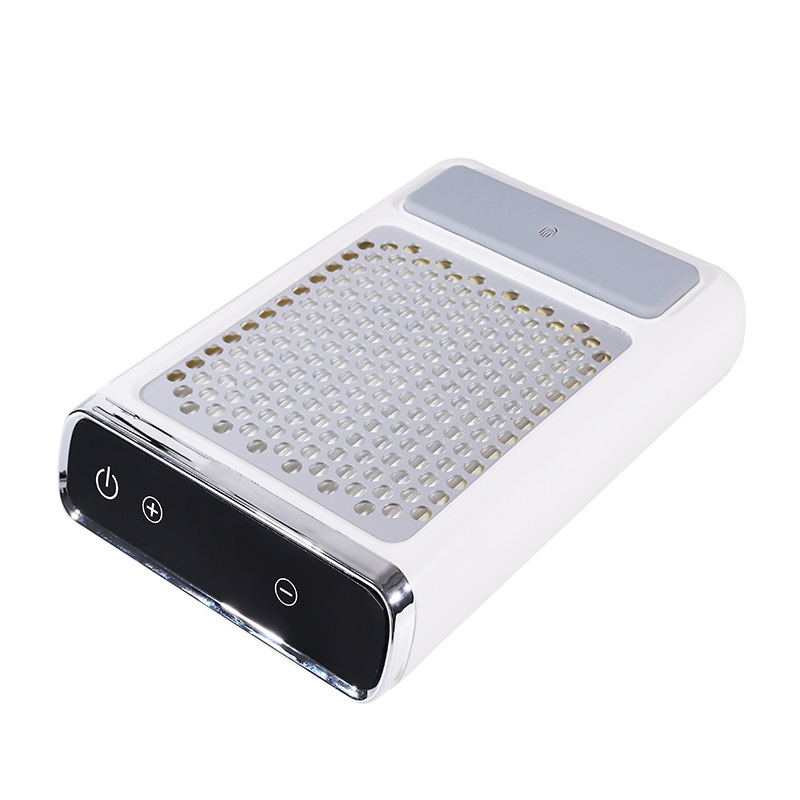 The new 80w high-power Japanese-style charging silent desktop nail dust collector with a filter screen details Picture
