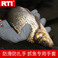 RTI-FK027/单只全指抓鱼手套加厚防刺/PE线编织乳胶/钓鱼用品工具产品图