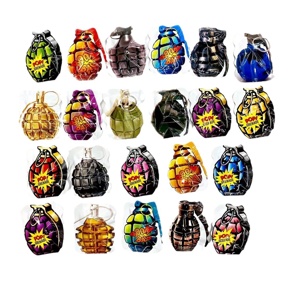 Grenade explosion simulation, automatic inflation, self-explosion bomb explosion, pressure relief, prank prank, stress relief, little scare package toy Item Picture