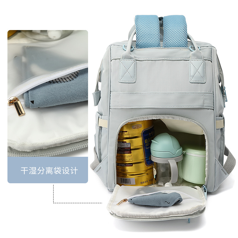 Worry-Free Fox Multi-Functional Mommy Bag Large Capacity Fashion Go Out Mother And Baby Bag Mother With Baby Go Out Backpack Specification drawing