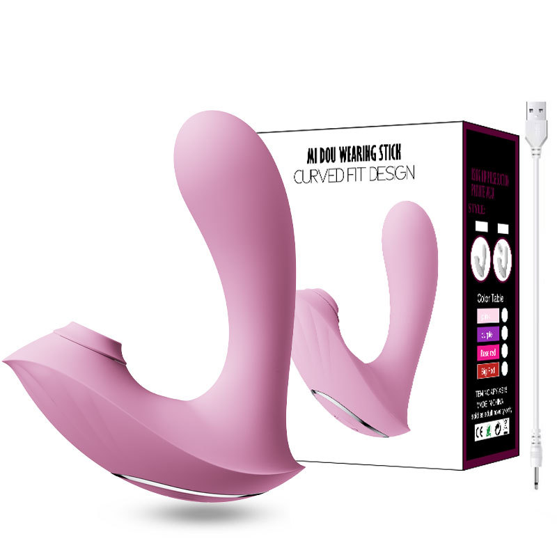 Charging vibration stick, heated electric female masturbation device, sucking vibration, stretching massage, fun egg jumping Specification drawing