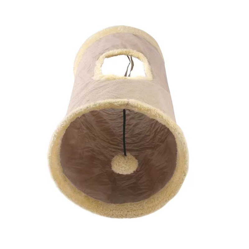 Nuevos productos para mascotas túnel de gato aceptable ante plegable peluche canal de gato juguete de gato taladro cubo transfronterizo Application Scenario