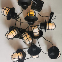 Processing custom Christmas home solar flame ball lights string outdoor solar lights string home decorative lights