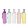 New fashionable stainless steel insulated cup with handle, portable sports water cup, vacuum macaron-colored small bottle mouth water cup Specification image