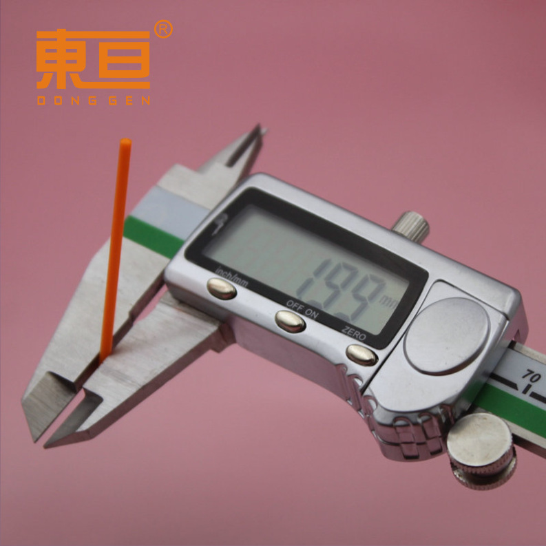 SLZ2*50 Orange-yellow plastic shaft Flexible shaft circular shaft plastic round rod does not stick hand small production parts Application Scenario