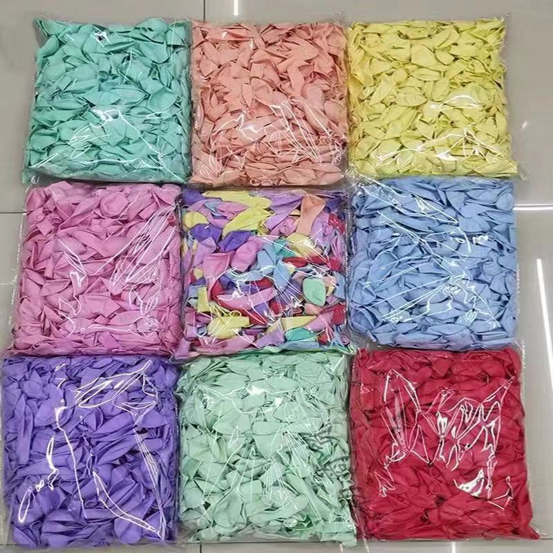 Wholesale 10-inch macaron balloon thickened set for wedding room decoration and arrangement, candy-colored festival party balloons Specification image