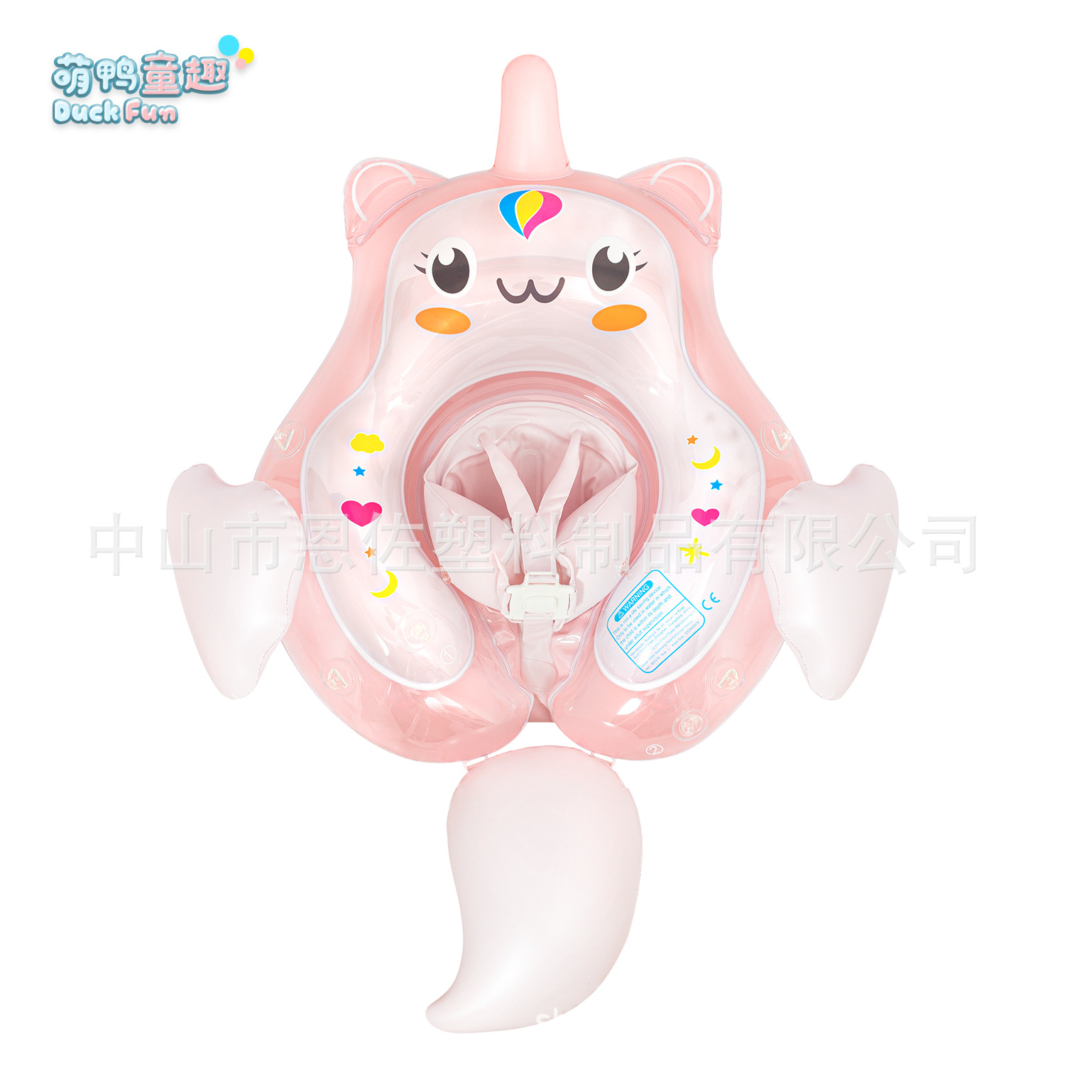 2022 Unicorn Foreign Trade Exports To Europe And The United States Baby Swimming Ring Party Ring Safety Anti-Flip + Awning Application Scenario
