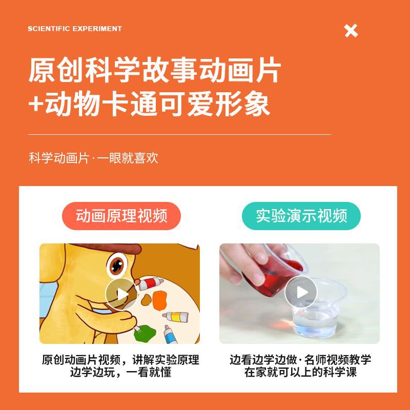 Children's Science Experiment set material package Color Matching Master Color Recognition Primary School STEAM Teaching Aid Small creation Specification image