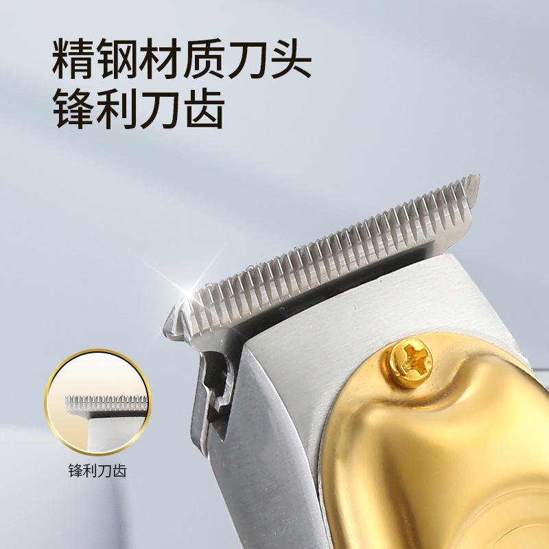 Wholesale of cross-border LCD hair clippers for professional hair salons, small hair clippers, electric clippers, metal hair clippers, oil hair clippers, SHINON Application Scenario