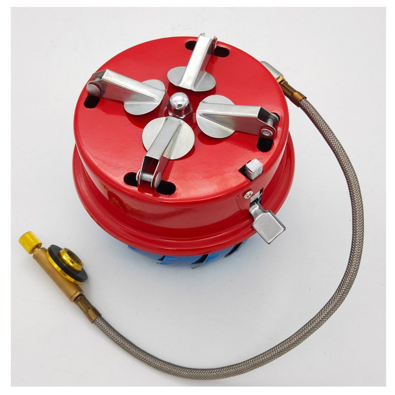 The manufacturer directly provides portable natural gas stove for outdoor picnic cooking tea barbecue grill head lotus stove cross-border wholesale Item Picture