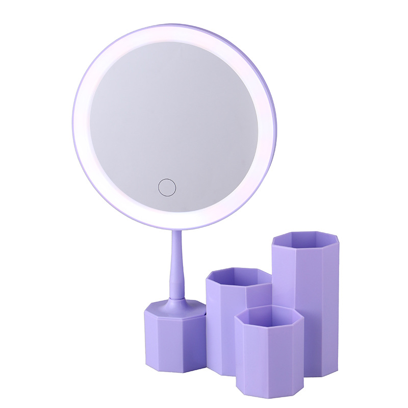 化妆镜/镜子化妆镜/镜子/折叠镜/小镜子白底实物图