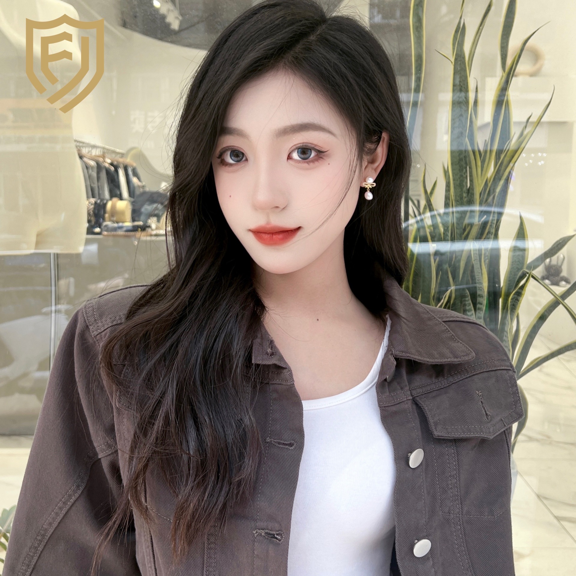 耳环女长款气质/耳饰女长款气质/饰品女长款气质/饰品/耳钉产品图