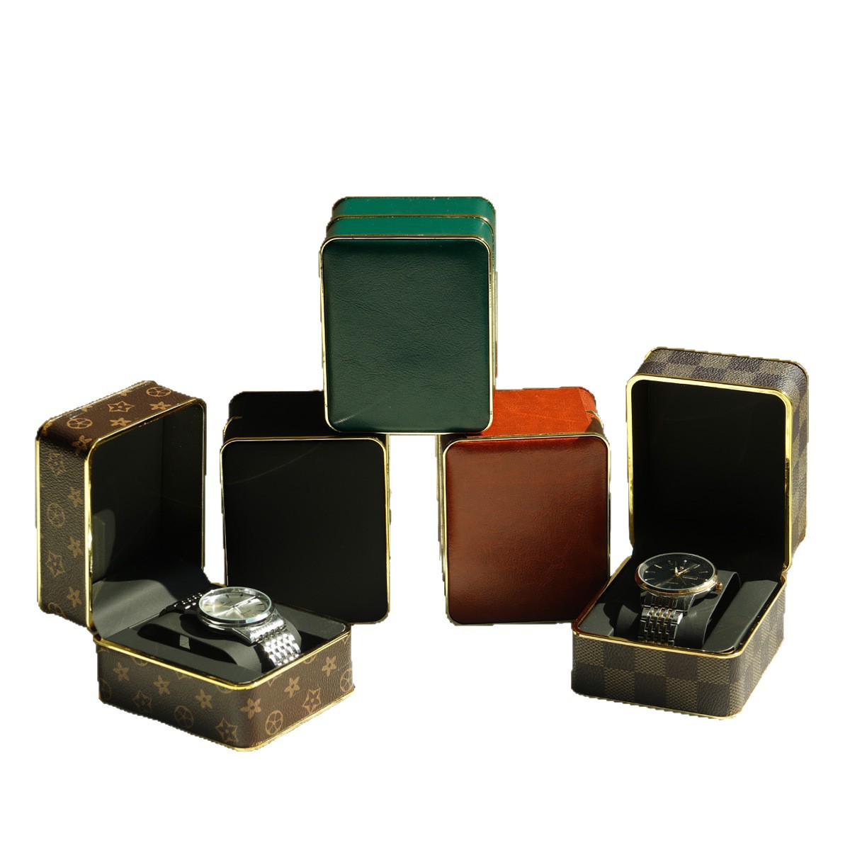 عرض مكتب العلب الخاص بساعة من طراز PU Item Picture
