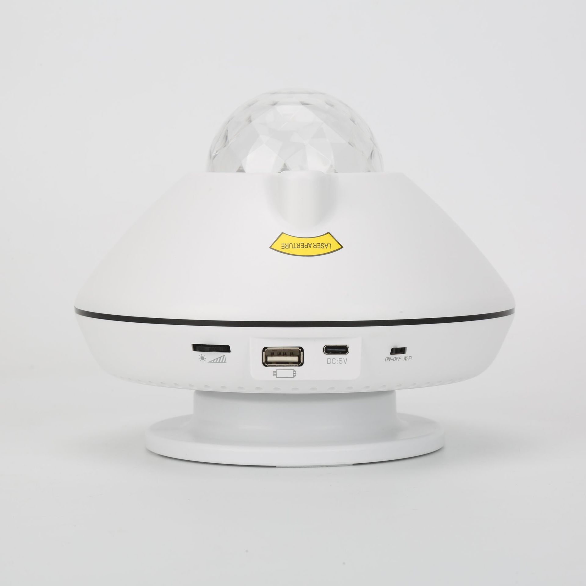 Dual-speaker music starry sky light, conical laser projection light, white neutral color box, supports custom LOGO from the manufacturer Application Scenario