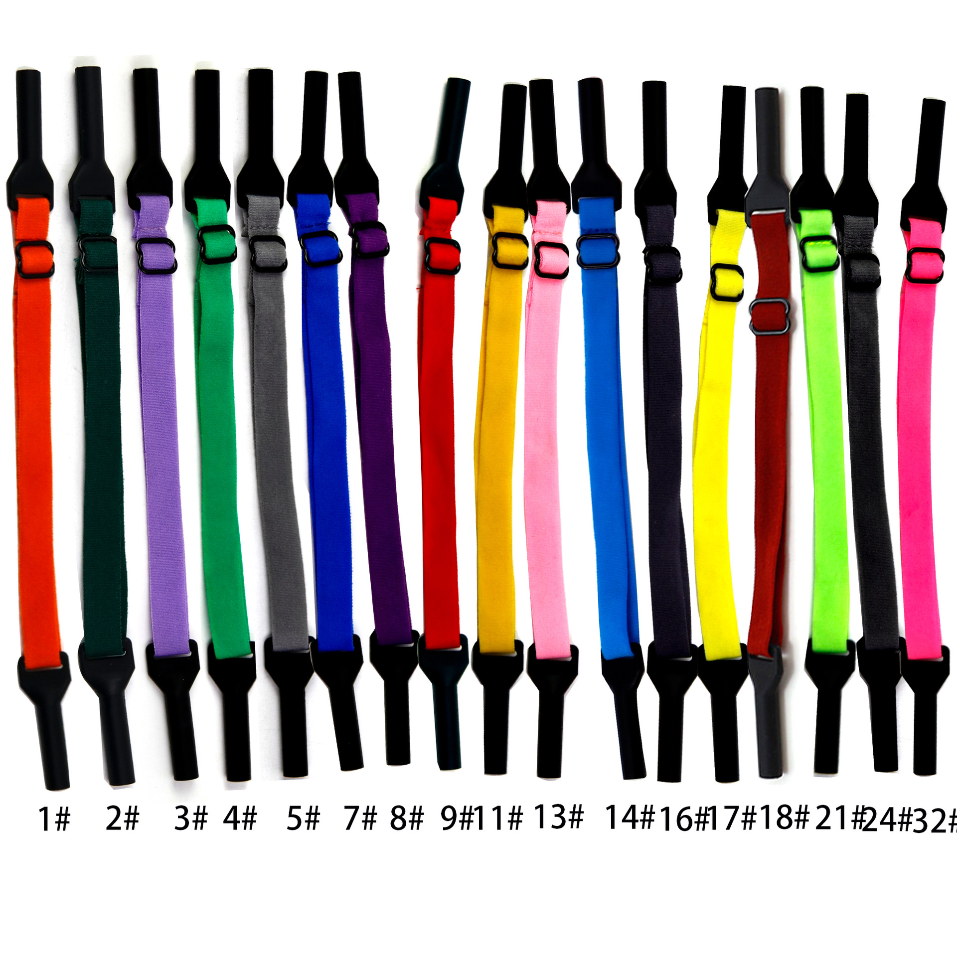 Cross-border best-selling sports color elastic rope for glasses, adjustable anti-slip fixed rope for glasses accessories Application Scenario