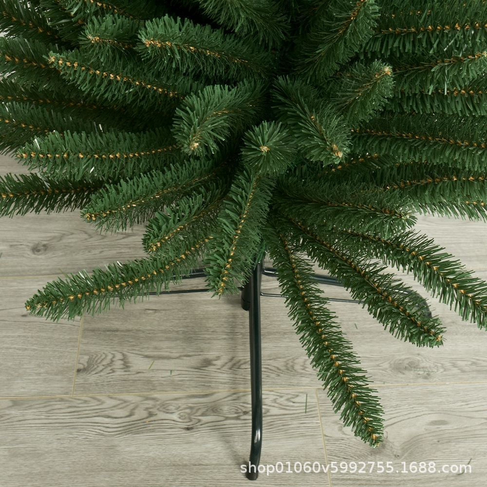 X1960L 亚马逊热销 PVC子弹头圣诞树 圣诞节装饰 铅笔树 自动树详情图2