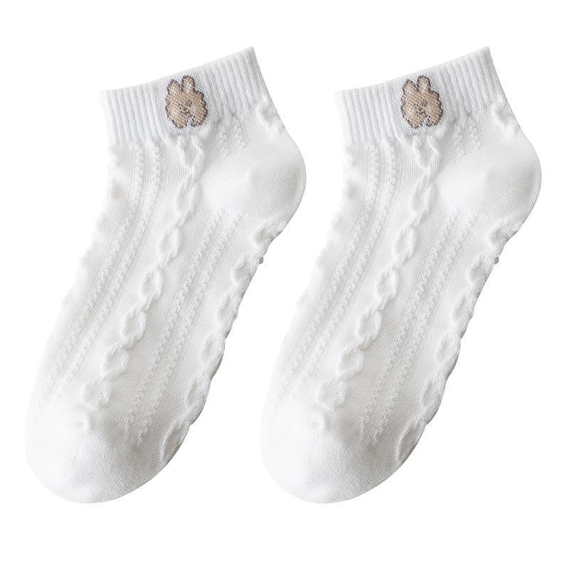 白色袜子短袜船袜短筒袜舒适透气详情图5