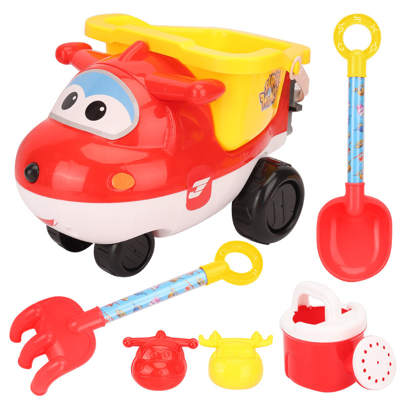 2022 Authentic AofI Super Feixia Ledi Beach engineering vehicle Set combination children's outdoor beach toys Item Picture