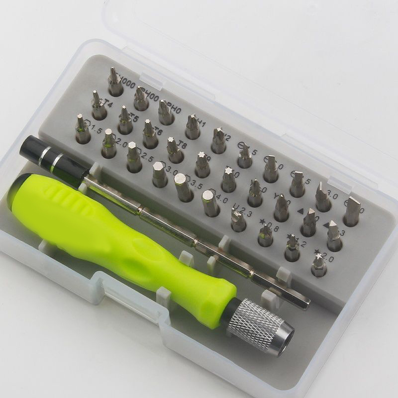 32-in-one screwdriver set, home multi-functional screwdriver kit, home disassembly and maintenance precision tools consignment Specification image