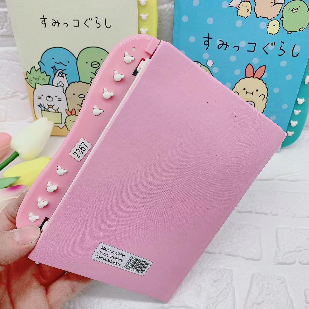 活页本学生简约/卡通线圈本/100k搭扣线圈本/A7线圈本/星文细节图