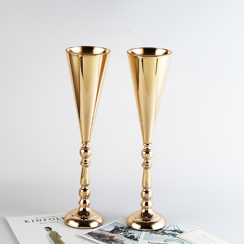 Wedding Props Road Lead Iron Wedding Scene Arrangement Flower Device Home Hotel Decoration Home Tea Table Tv Cabinet Vase Item Picture