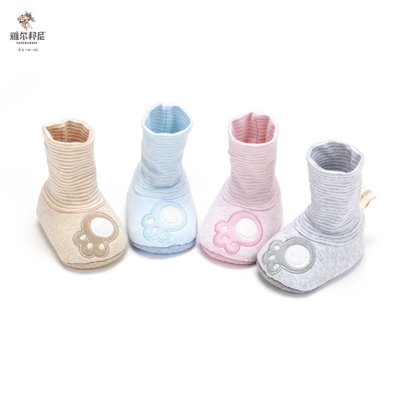 Children's Shoes Spring And Autumn Book Baby Shoes Color Cotton Does Not Drop Shoes Plain Toddler Shoes Non-Slip Baby Shoes Home Cotton Shoes Item Picture