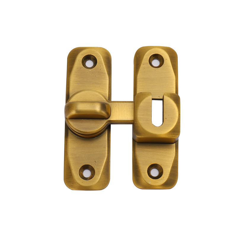 Latch door bolts, indoor door locks without holes, bathroom sliding door clips, sliding door clips, old-fashioned exposed house door latches Item Picture