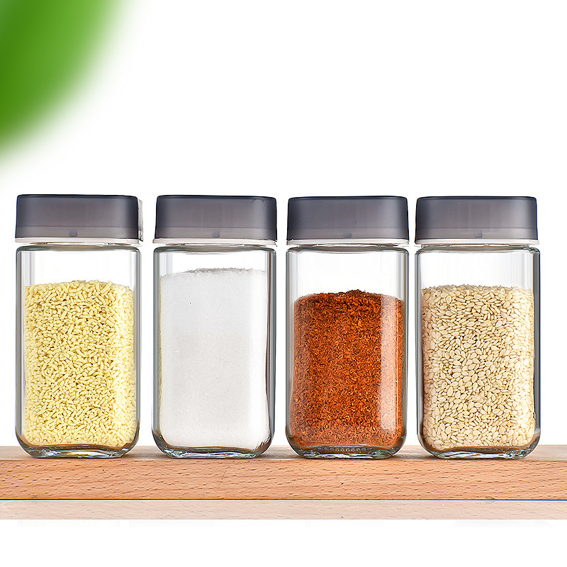 玻璃调味瓶分装瓶玻璃调料盒组合套装厨房收纳家用佐料罐子调料罐详情图4