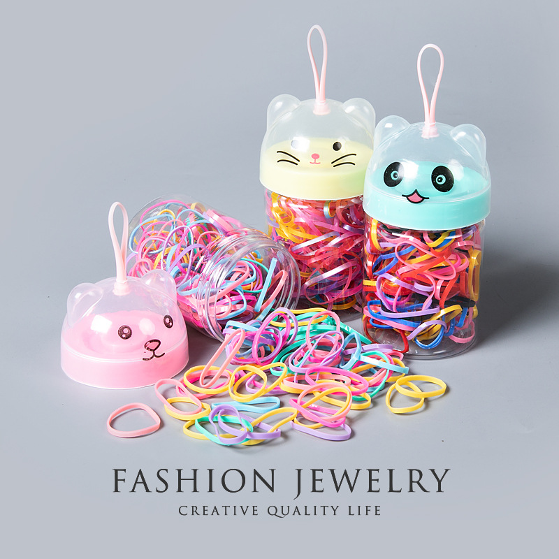 Korean Version Of The Color Children's Small Rubber Band Manufacturers For Disposable Hair Band Strong Pull Continuous Hair Accessories Female Rubber Band Wholesale details Picture