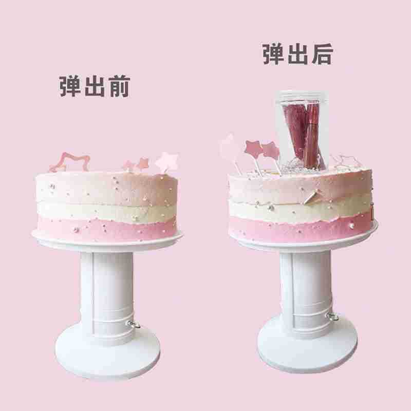 Birthday cake stand spray stand