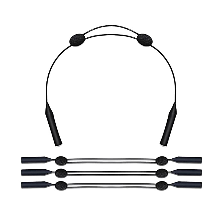 Stretch silicone glasses anti-slip rope, sports anti-slip and anti-drop fixed strap, adjustable glasses lanyard, children's glasses lanyard Item Picture