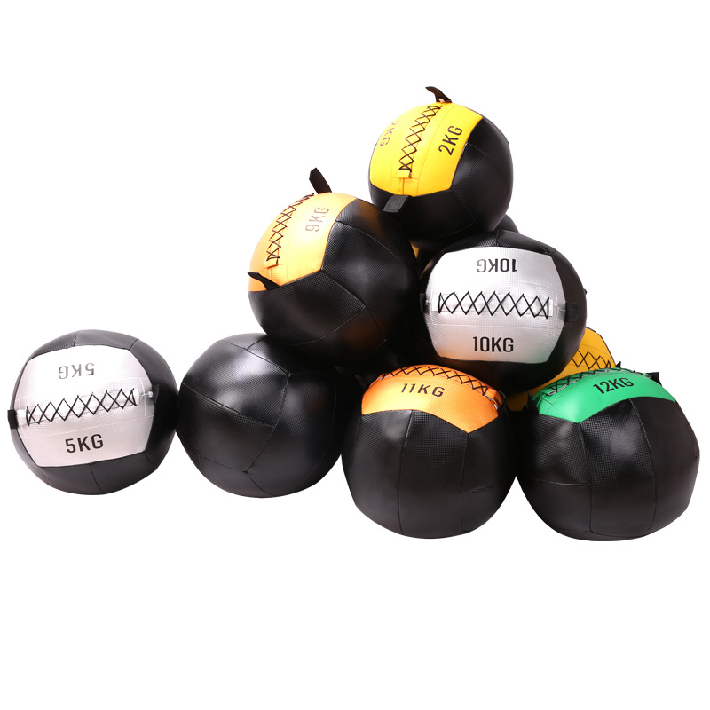 pu soft medicine balls, balance training, fitness balls, squat balls, waist and abdominal rehabilitation, physical training, gravity balls Item Picture