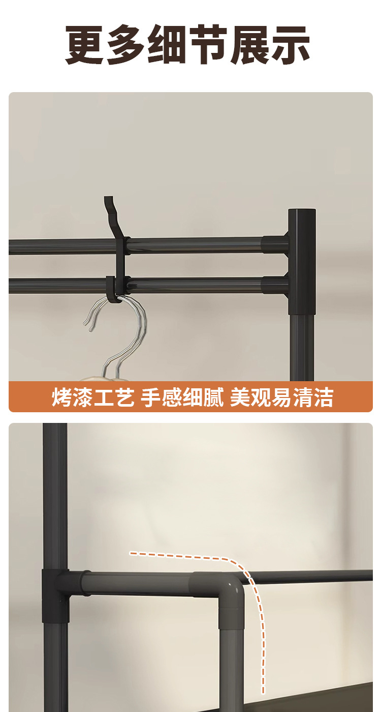 简易鞋帽架门口家用一体多层收纳柜占地小置物架详情19