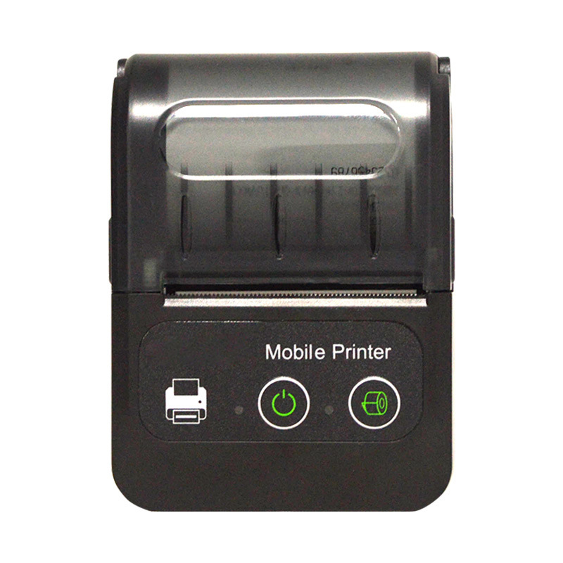 58mm Bluetooth portable thermal printer Supermarket food convenience store receipt printer purchase-sales-inventory software printing full figure