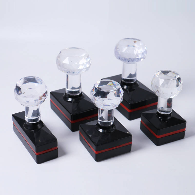 HB光敏印章/水晶头光敏印白底实物图