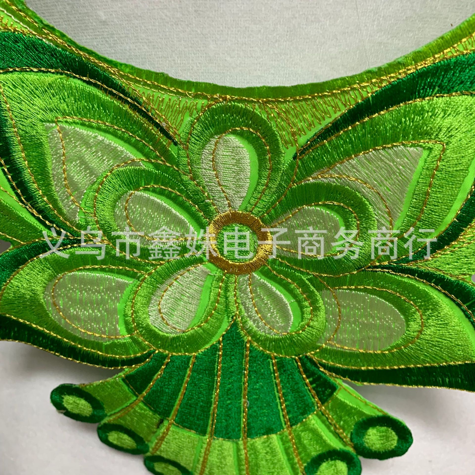 New embroidered fabric pasted stage costumes, opera and animation accessories, ironing and lace for foreign trade Application Scenario