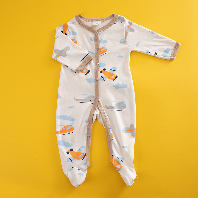 New and cheap baby spring and summer one-piece clothes for boys and girls, cotton crawling clothes for newborns Application Scenario