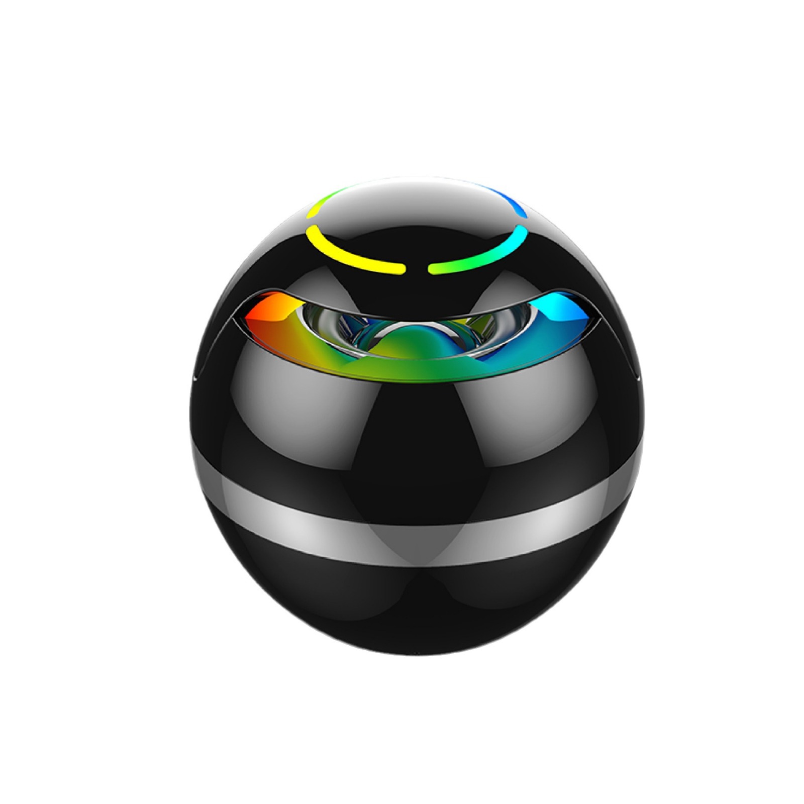 Round Bluetooth Speaker Portable Outdoor Home Card Mini Gift Factory Wholesale Foreign Trade Small Steel Cannon Item Picture