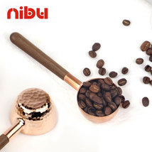 尼布紫铜咖啡克勺蜂窝干果量勺咖啡粉定量勺子 奶茶咖啡计量匙10g