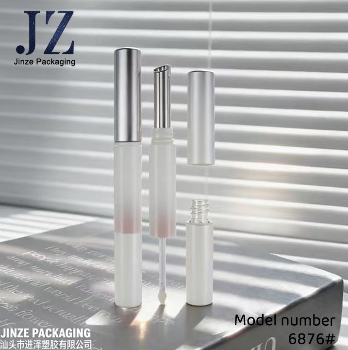 Jinze orders circular double-head airtight mouth red lip glazed tube plastic empty tube packaging materials